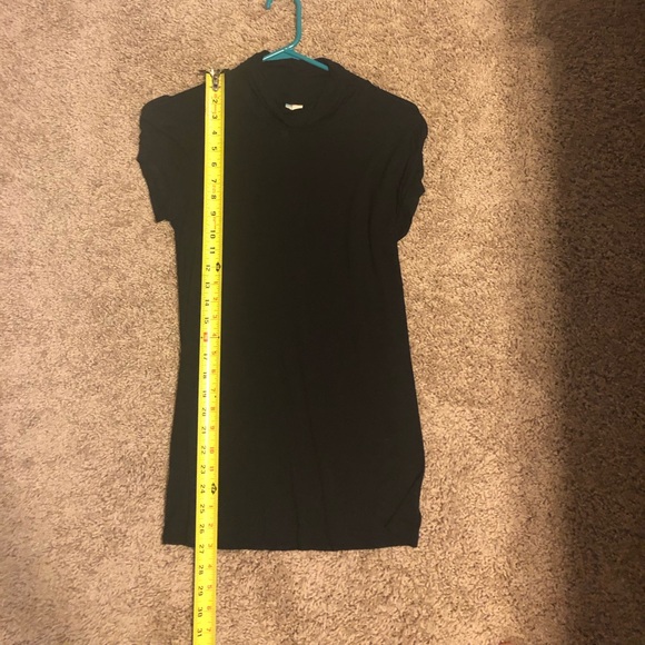 Black turtleneck top - Picture 2 of 5